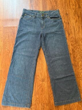 Ralph Lauren Straight Womens Jeans in Faded Blue